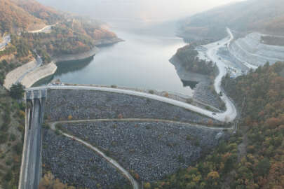 Bursa'da etkili olan yağışla barajlardaki su seviyesi yükseldi