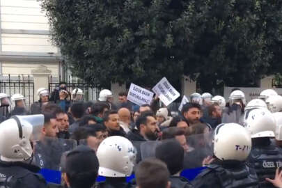 İstanbul'da gözaltıları protesto eden gazetecilere gözaltı
