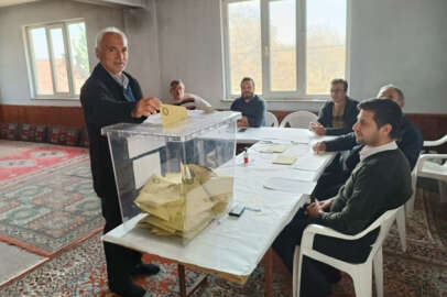 Bursa'ya taşınacak kırsal mahallede seçim heyecanı yaşandı