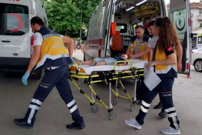 İnegöl'de otomobilin çarptığı 8 yaşındaki çocuk yaralandı