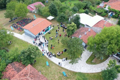 Üçpınar’daki eski köy okulu konuk evi oldu