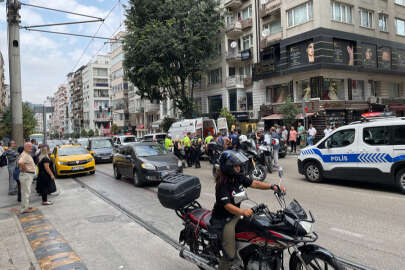 Bursa'da otomobilin çaptığı polis yaralandı