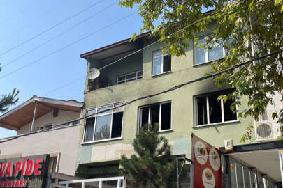 Madde bağımlısı kişi evinde yangın çıkardı