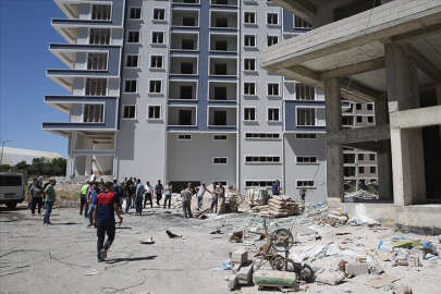 Nevşehir'de inşaat iskelesi çöktü, 2 işçi öldü, 1 işçi yaralandı