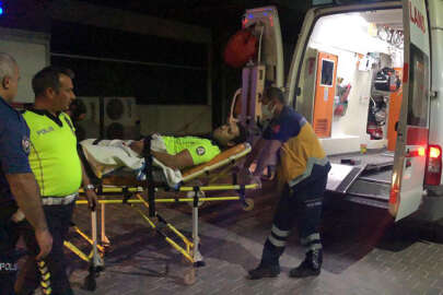 Kaza yerine giden polis memuru, otomobilin çarpması sonucu yaralandı