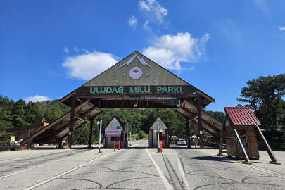 Uludağ Milli Parkı içindeki piknik alanına Erdoğan'a özel helikopter pisti