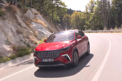 Türkiye'nin ilk uzay yolcuları Uludağ'da Togg'u kullandı