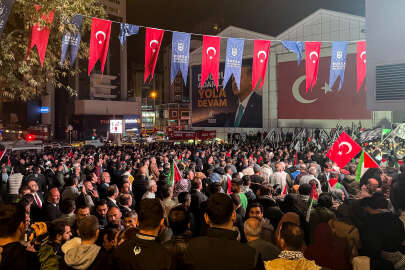 Gazze'deki hastane saldırısı Bursa'da protesto edildi