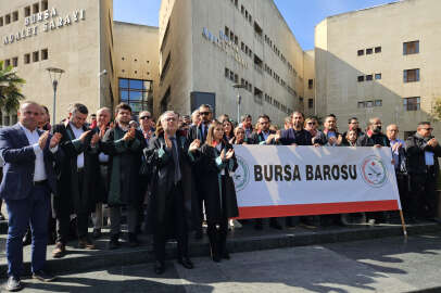 Bursa Barosu: Filistin Halkı ile dayanışma içerisindeyiz