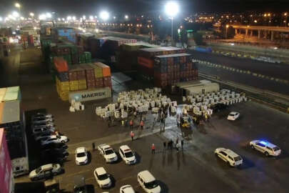 Mersin Limanı'nda 610 kilogram kokain ele geçirildi