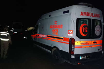 Devrilen otomobilde yangın çıktı; 6 kişi öldü