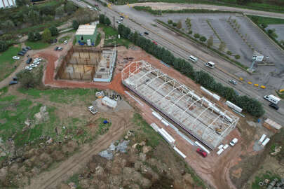 Bursa'da Osmangazi Demirtaş Paket İçme Suyu Arıtma Tesisi'nin inşaatında sona gelindi