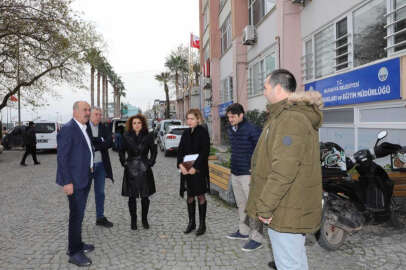 Mudanya Belediye binasının deprem incelemesi başladı