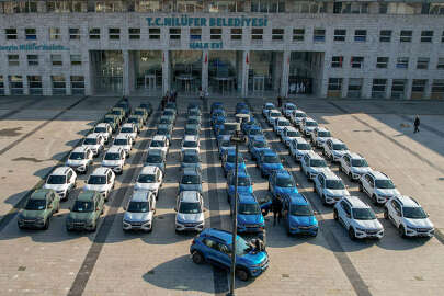 Nilüfer Belediyesi araç filosunu elektrikli araçlarla yeniledi