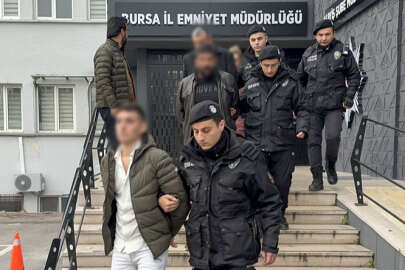 Bursa merkezli hırsızlık operasyonunda 13 şüpheli yakalandı