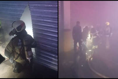 Bursa Yüzüncü Yıl Atatürk Stadyumu'nda yangın