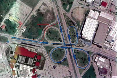 DOSAB Kavşağı trafiğe kapatıldı