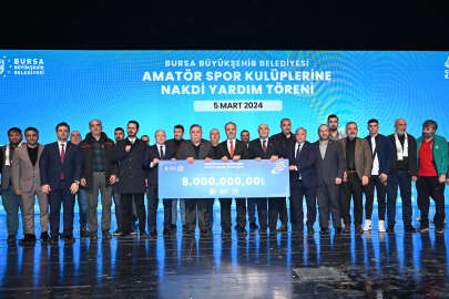 Büyükşehirden amatör spor kulüplerine 8 milyon liralık destek
