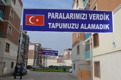 Bursa'da 55 aile tapu mağduru: Müteahhit kayıp, mülk sahipleri isyanda