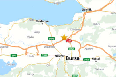 Bursa merkezde 3.5 büyüklüğünde deprem