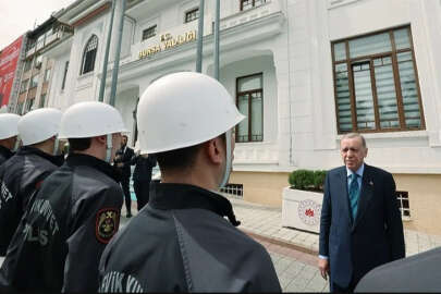 Erdoğan Bursa Valiliği'ni ziyaret etti
