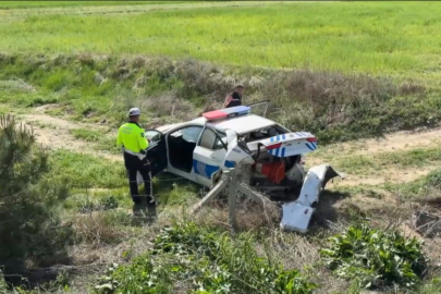 Otomobilin çarptığı trafik polisi hayatını kaybetti
