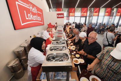 Bursa’nın ilk halk lokantası açıldı; 4 çeşit yemek 80 lira