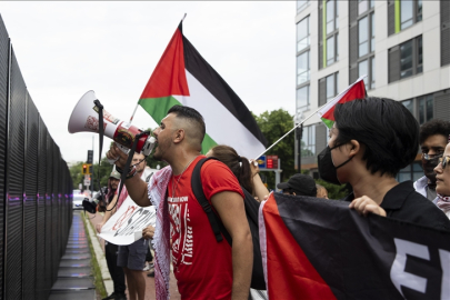 İsrail Başbakanı Netanyahu'ya Washington'da dev protesto