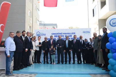 Çınarönü'nde anahtarlar teslim ediliyor