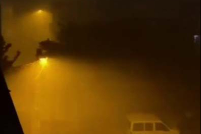 Bursa'da sağanak sonrası 'mini süper hücre' görüldü