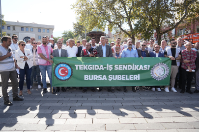 Bursa'dan işten atılan Polonez işçilerine destek
