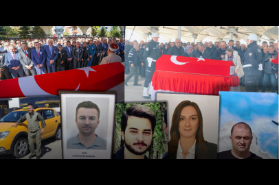 TUSAŞ şehitleri son yolculuklarına uğurlandı