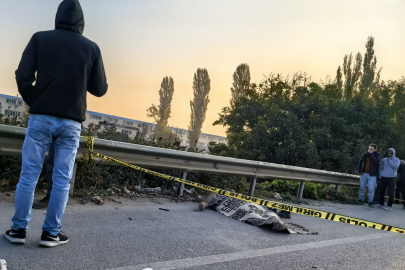 Ölümlü kazaya bakmak için duran sürücü kazaya neden oldu, 6 araç birbirine girdi