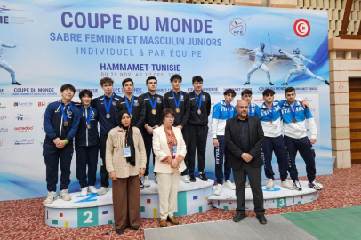 Türkiye Genç Erkek Kılıç Takımı, Tunus’ta şampiyon oldu