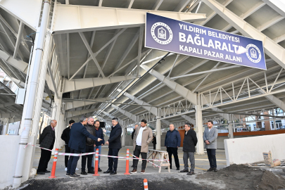 Bağlaraltı kapalı pazar alanında ilk pazar, pazar günü kurulacak