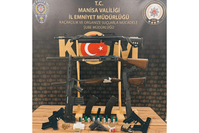 Manisa ve Bursa'da silah tacirlerine eş zamanlı operasyon; 21 gözaltı