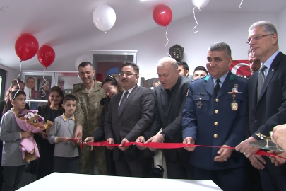 Şehit Tunahan Yavuz Kütüphanesi törenle açıldı