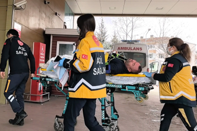 İnegöl'de yüksek akıma kapılan işçi ağır yaralandı