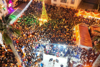 Mudanya'da Mütareke meydanında yeni yıl çoşkusu