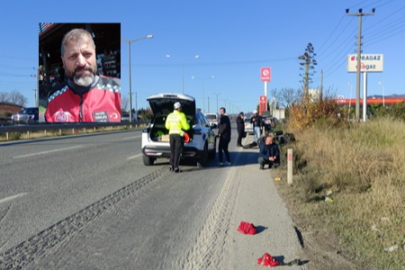 Otomobilin çarptığı motosiklet sürücüsü hayatını kaybetti