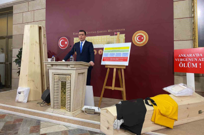 AK Parti Milletvekili Gökçek’ten tabutlu basın açıklaması