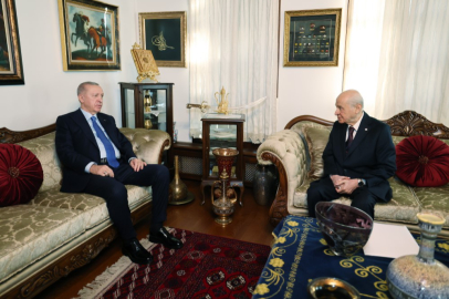 Erdoğan, MHP lideri Bahçeli ile bir araya geldi