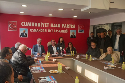 CHP Osmangazi'de Erdoğan Kaçar adaylığını açıkladı