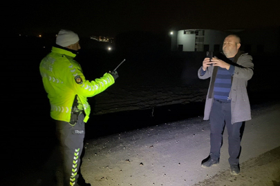 Yaptığı kazayı kayda alıp spiker gibi anlattı!