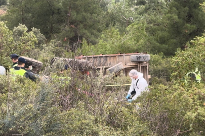 İznik'te devrilen traktörün altında kalan çiftçi hayatını kaybetti
