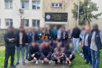 Kaçak göçmen çalıştıran iş yerine baskın