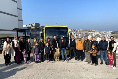 Mudanya'da yeni minibüs seferi başlayınca muhtar koç kesti
