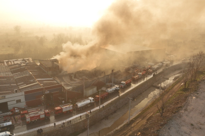Yıldırım'da yanan geri dönüşüm fabrikası ruhsatsız çıktı