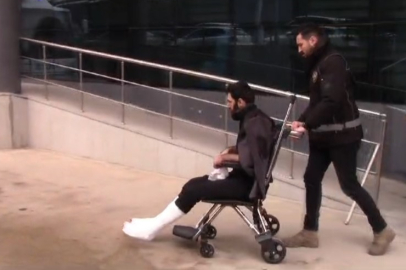 Polisten kaçmak için 3. katın penceresinden atlayan torbacının iki ayağı kırıldı