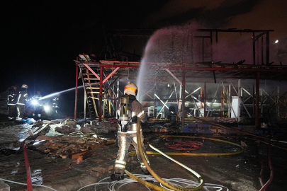 Orman içerisindeki baraka yangında kül oldu